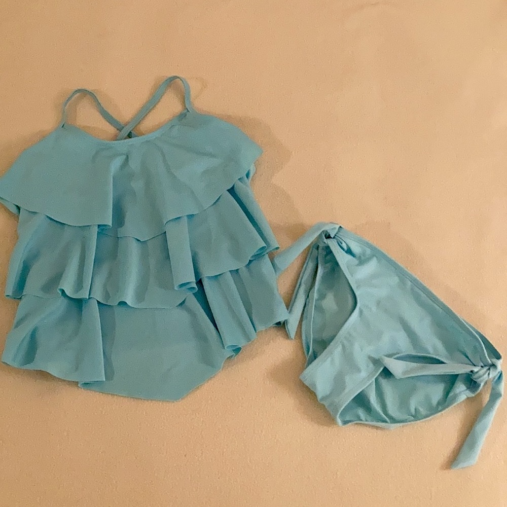 JUSTICE green tankini